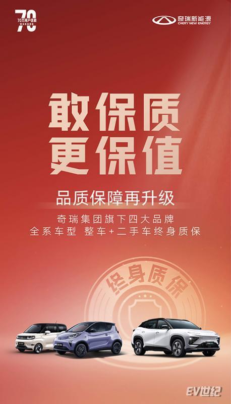 尊嘟假嘟？奇瑞新能源全系車(chē)型整車(chē)+二手車(chē)終身質(zhì)保品質(zhì)保障再升級(jí)！Kaiyun網(wǎng)址 開(kāi)云(圖2)